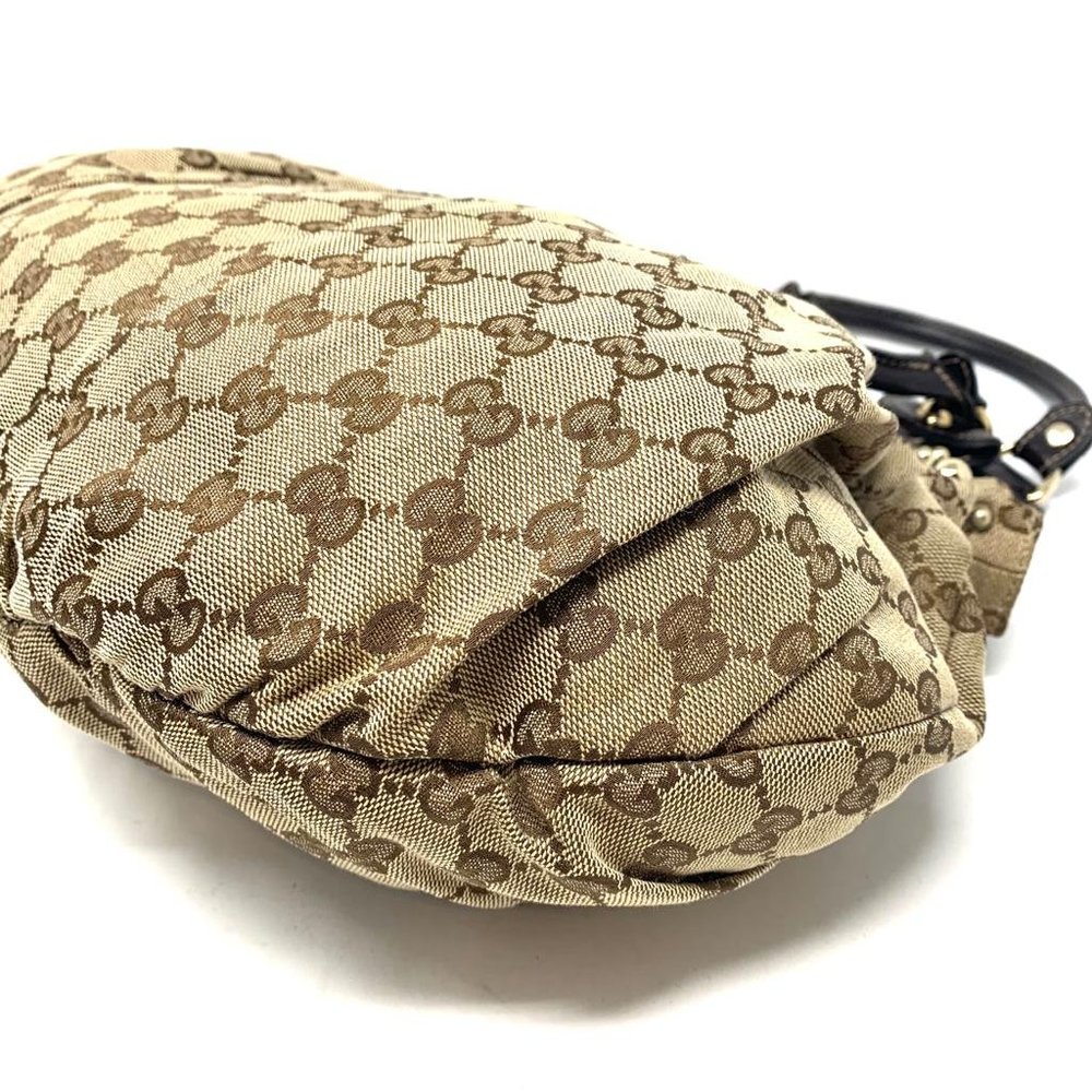 Authentic Gucci Canvas Shoulder Bag - Picture 11 of 14
